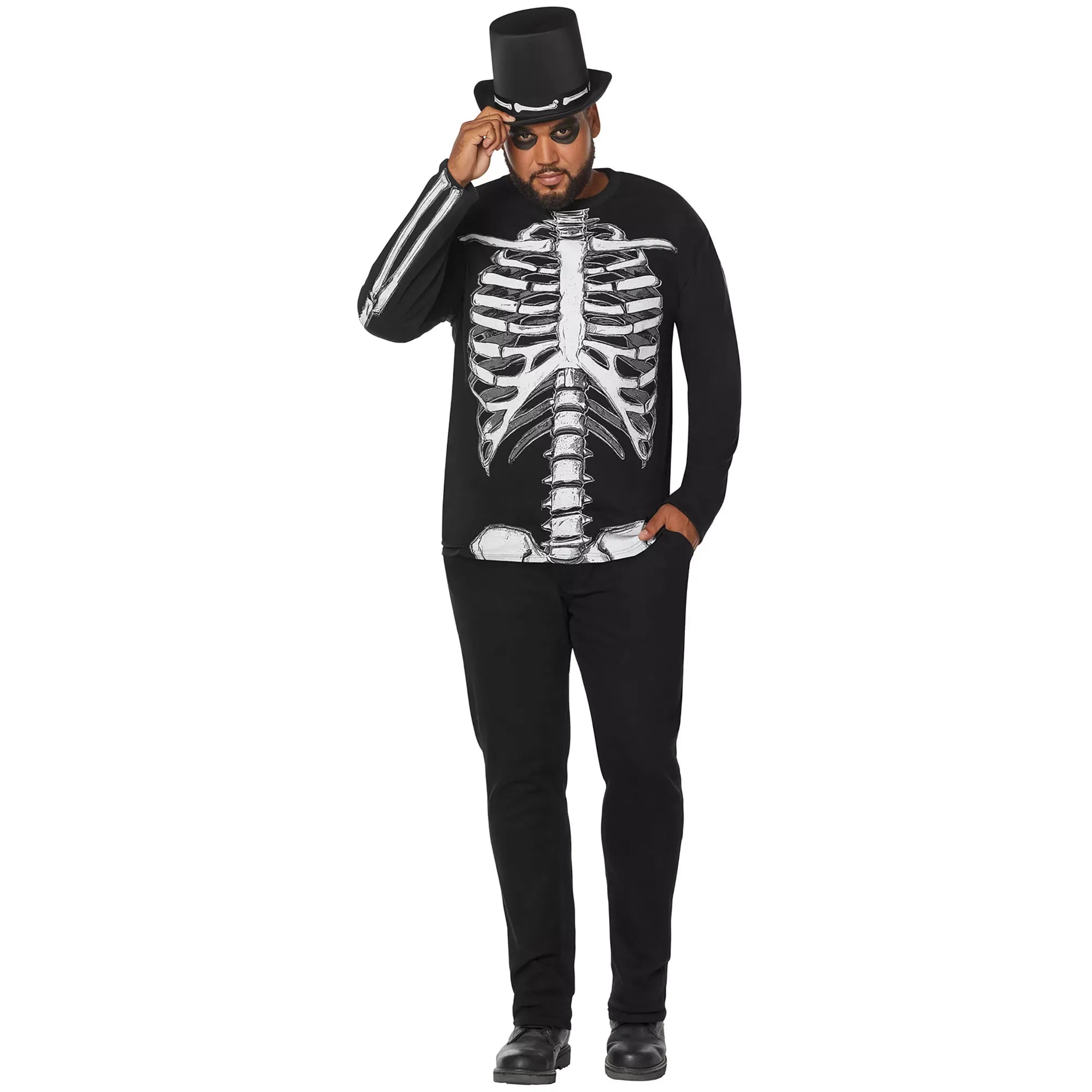 Skeleton T Shirt Long Sleeve