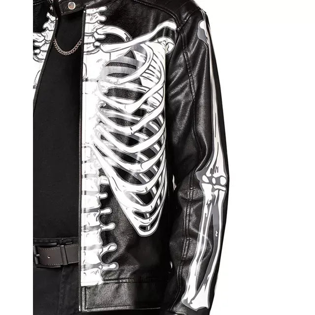 Adult Skeleton Moto Jacket