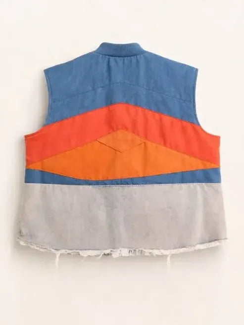 Shrinking S3 Christa Miller Colorblock Puffer Vest