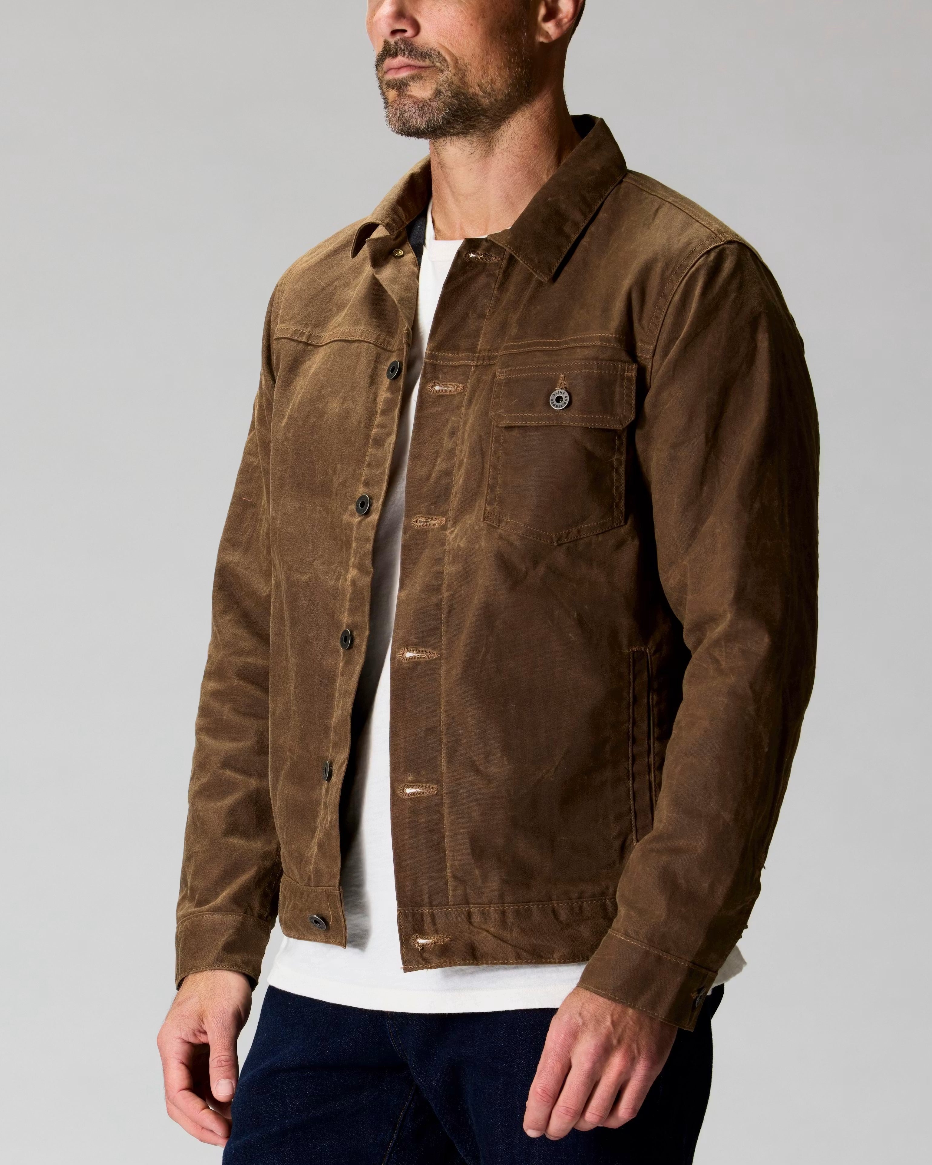 Flint And Tinder Waxed Trucker Jacket