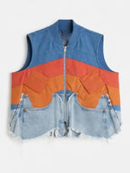 Shrinking S3 Christa Miller Colorblock Puffer Vest