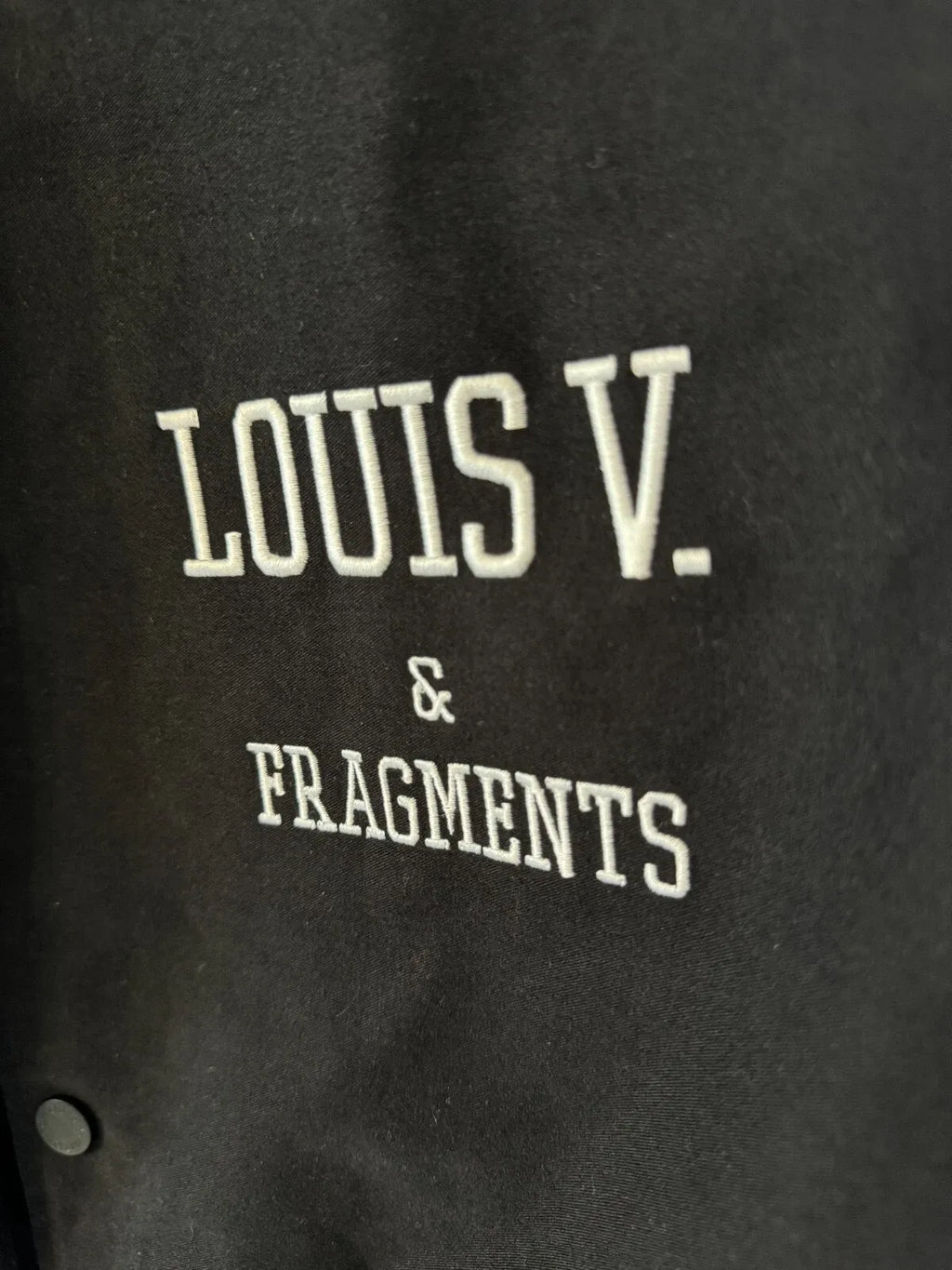 Louis Vuitton Fragment Letterman Varsity Jacket