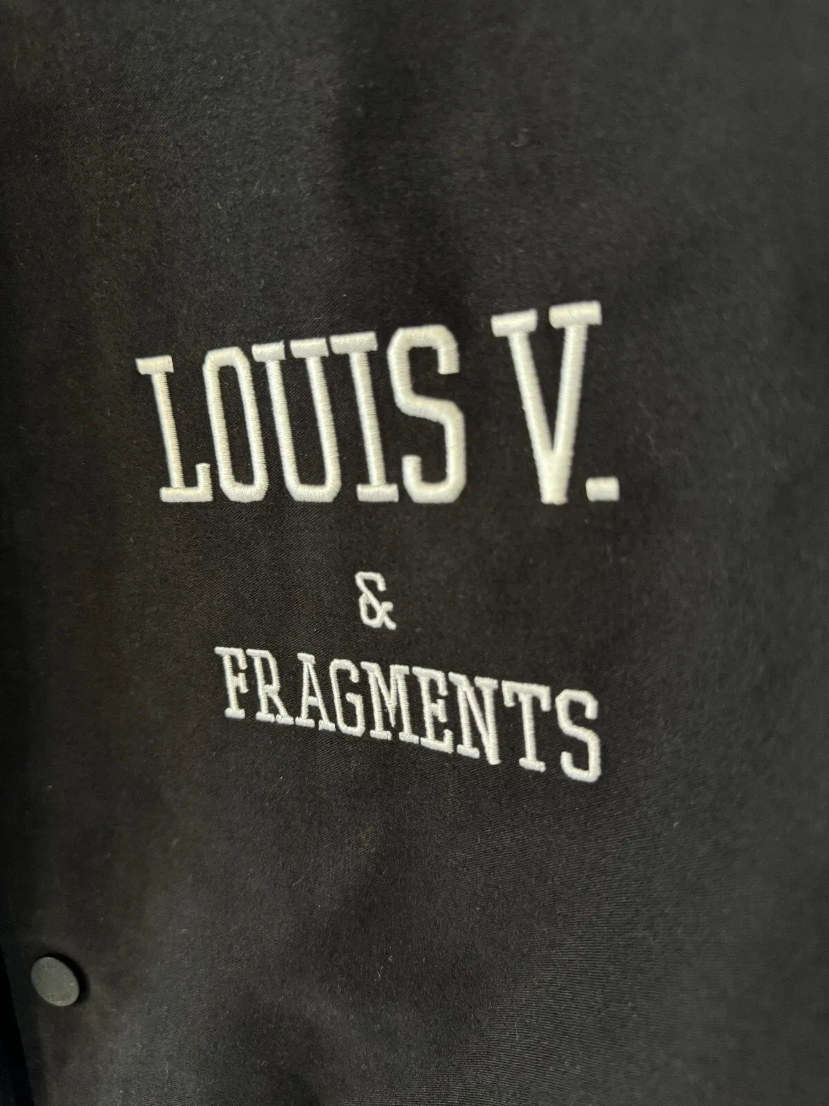 Louis Vuitton Fragment Letterman Varsity Jacket