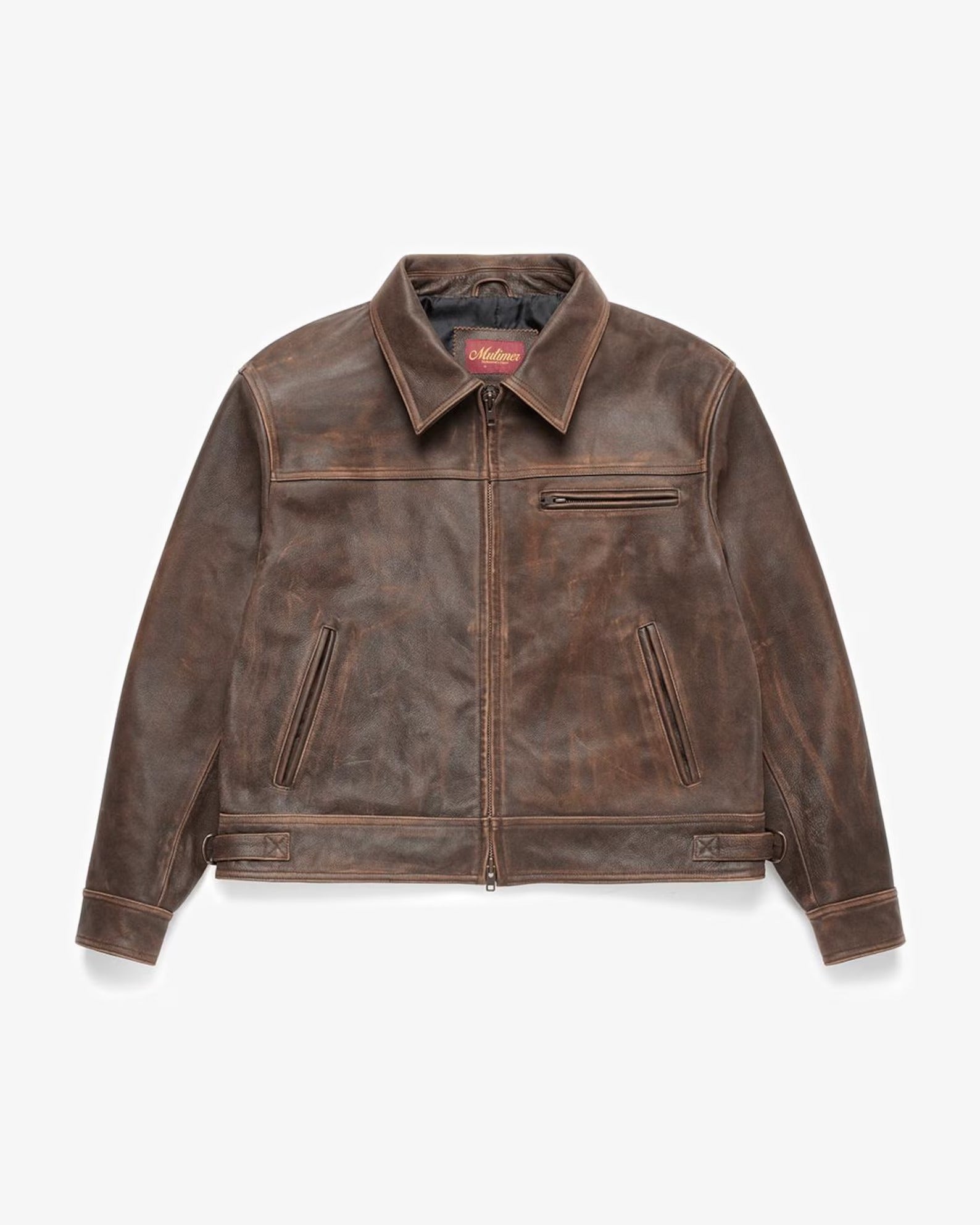 Mutimer Black Leather Jacket
