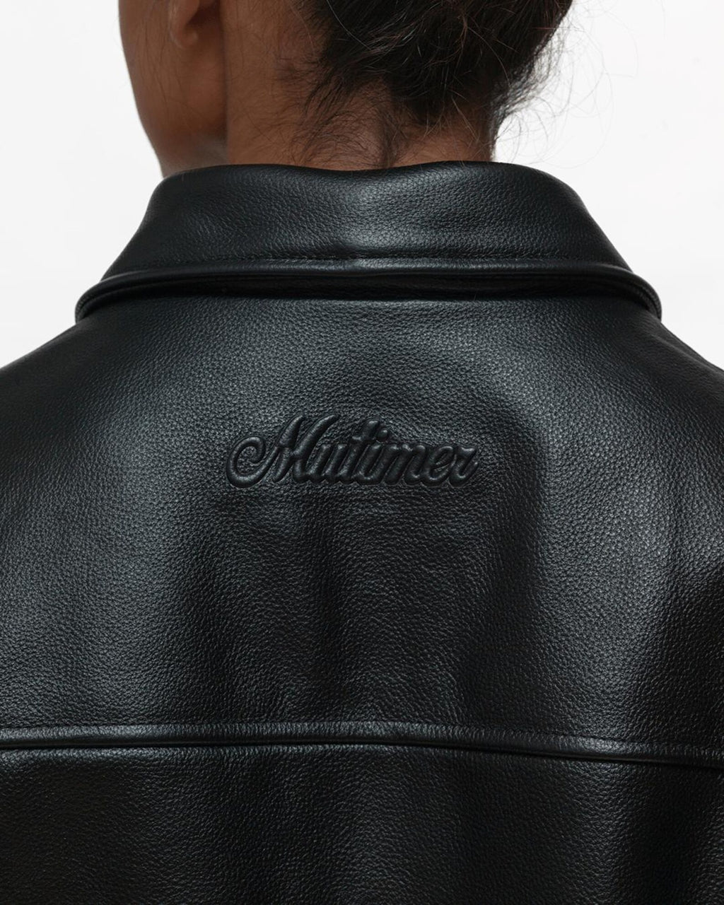 Mutimer Black Leather Jacket