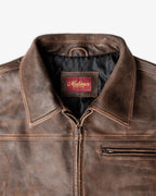 Mutimer Black Leather Jacket