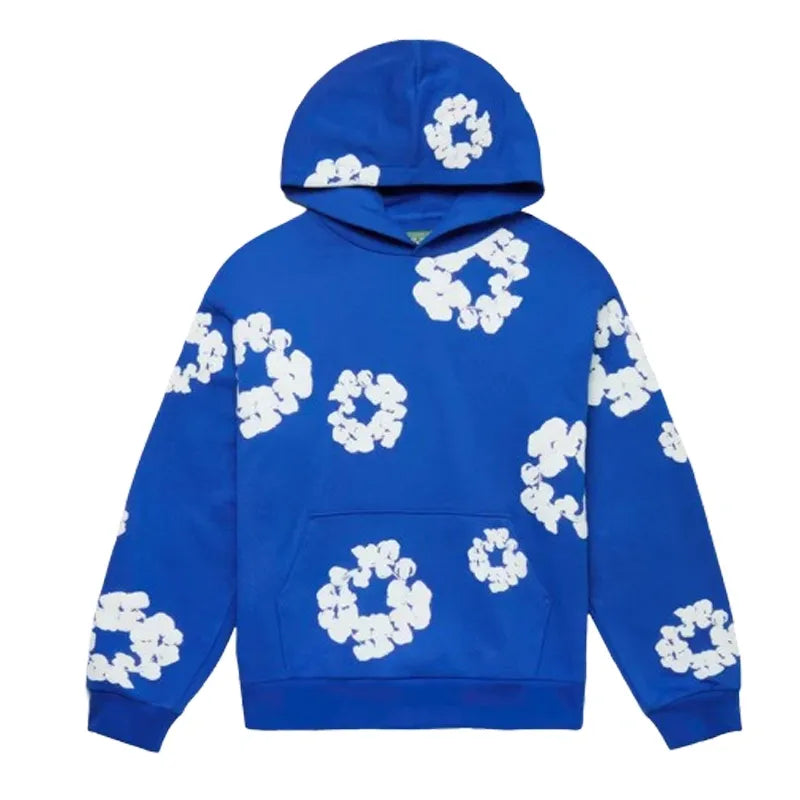 Denim Tear Mono Cotton Wreath Hoodie