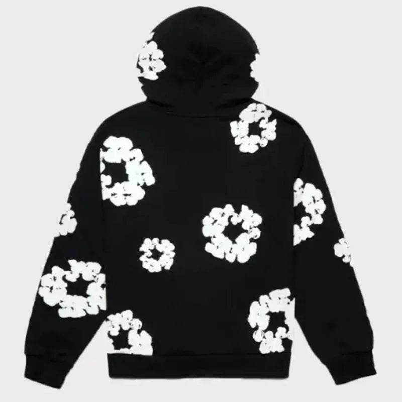 Denim Tear Mono Cotton Wreath Hoodie