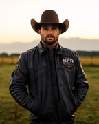 Wrangler NFR 60th Anniversary Las Vegas Leather Jacket