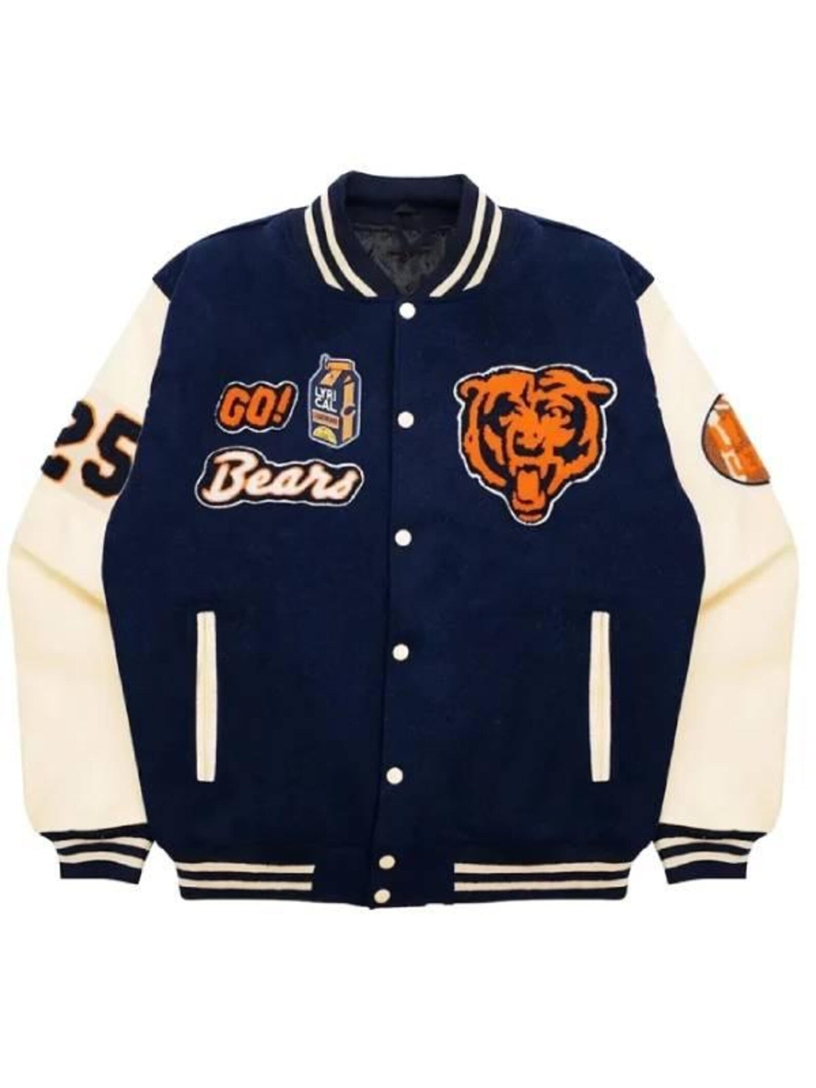 Style Chicago Bears x Lyrical Lemonade Varsity Jacket