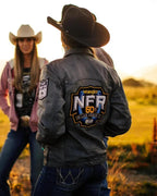 Wrangler NFR 60th Anniversary Las Vegas Leather Jacket