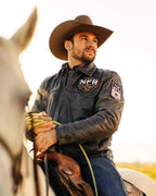 Wrangler NFR 60th Anniversary Las Vegas Leather Jacket