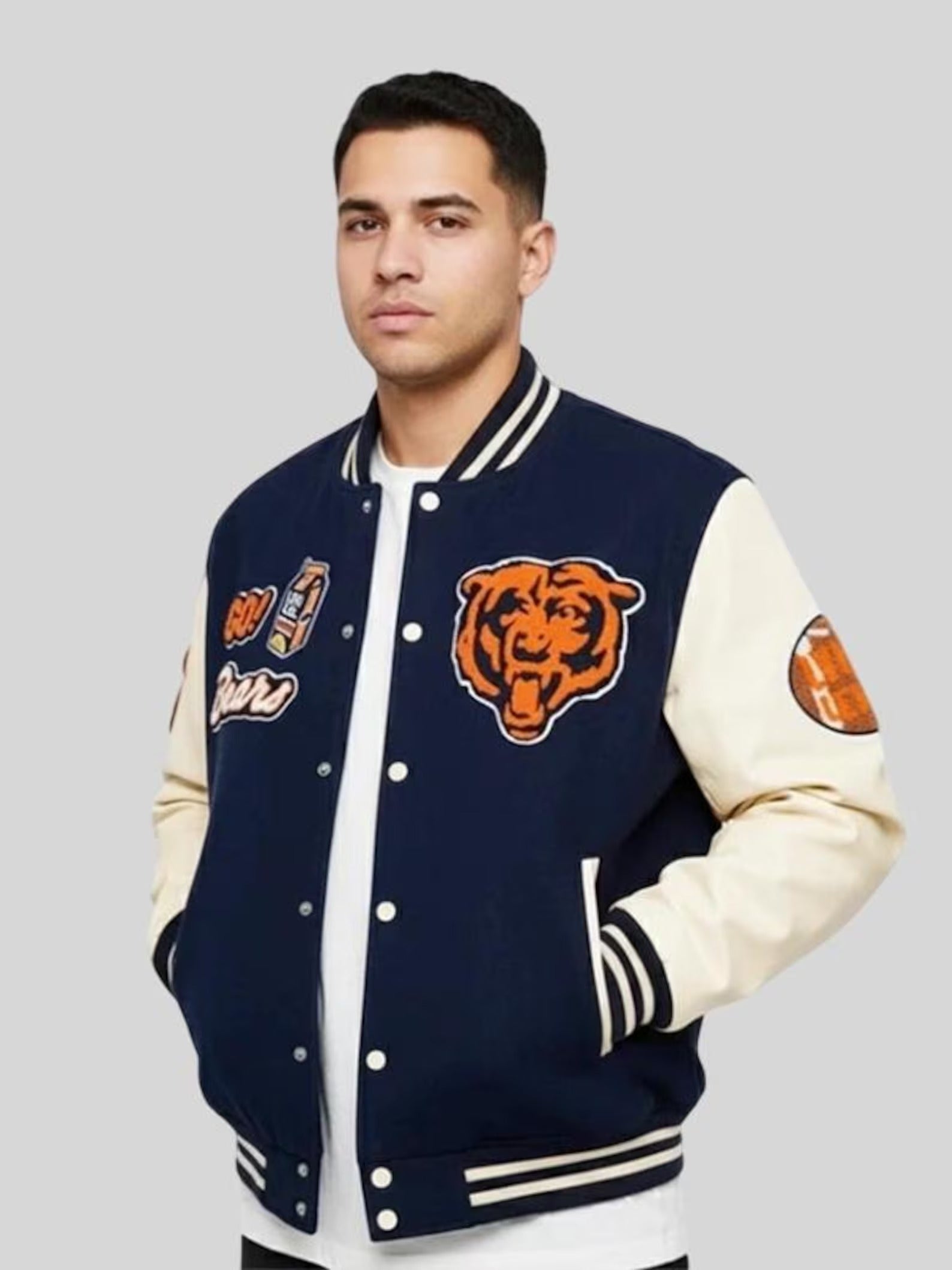 Style Chicago Bears x Lyrical Lemonade Varsity Jacket