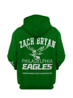 Zach-Bryan-Philadelphia-Eagles-Unisex-Green-Hoodie