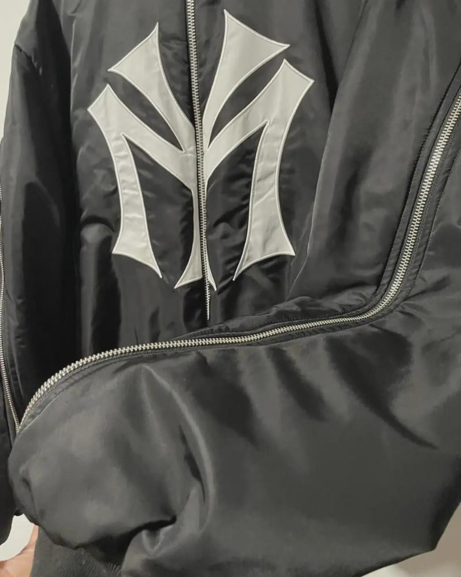 Mowalola Runway My City Vintage Bomber Jackets In Black