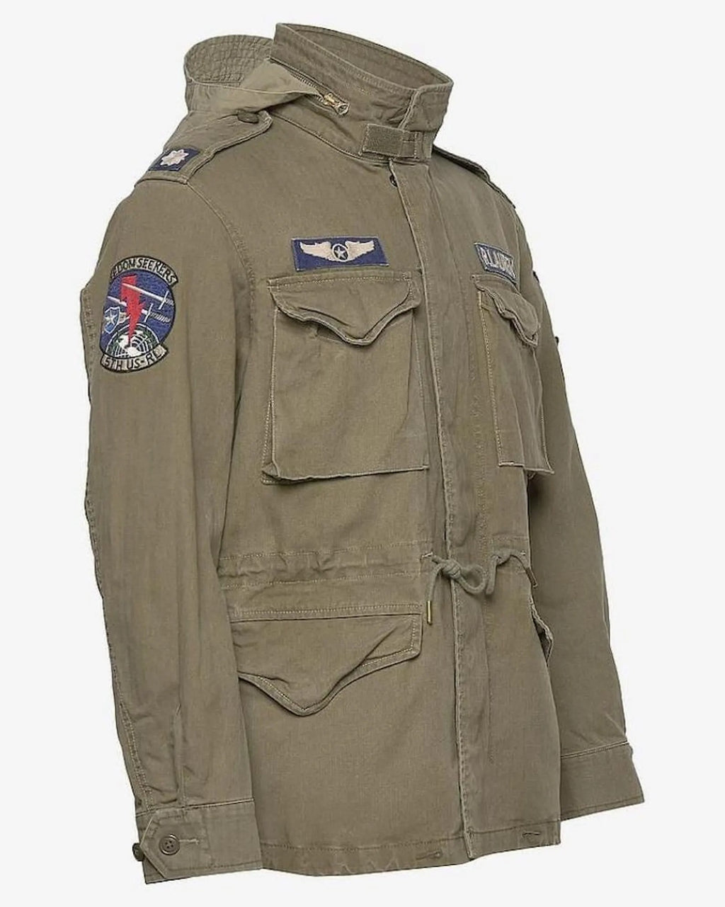 Polo Ralph Lauren M-65 Field Jacket Olive Green Military Style Coat