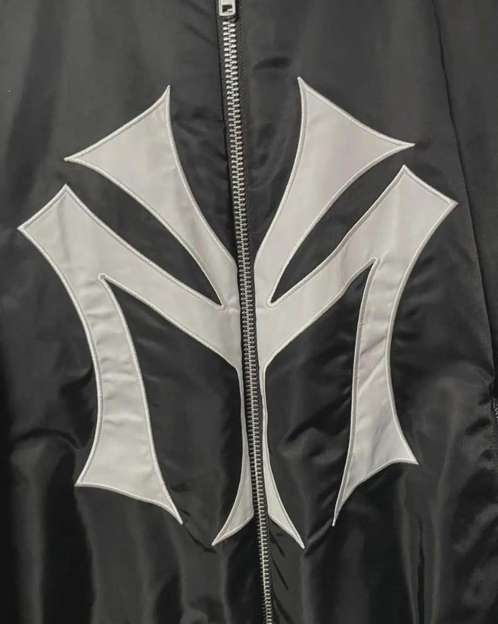 Mowalola Runway My City Vintage Bomber Jackets In Black