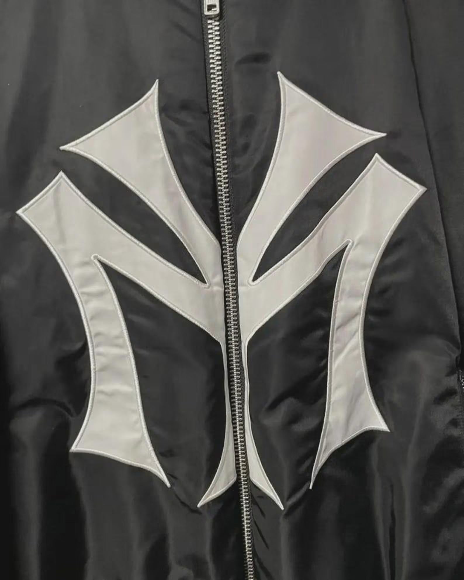 Mowalola Runway My City Vintage Bomber Jackets In Black