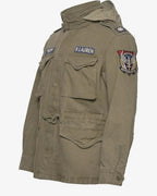 Polo Ralph Lauren M-65 Field Jacket Olive Green Military Style Coat