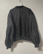 Mowalola Runway My City Vintage Bomber Jackets In Black
