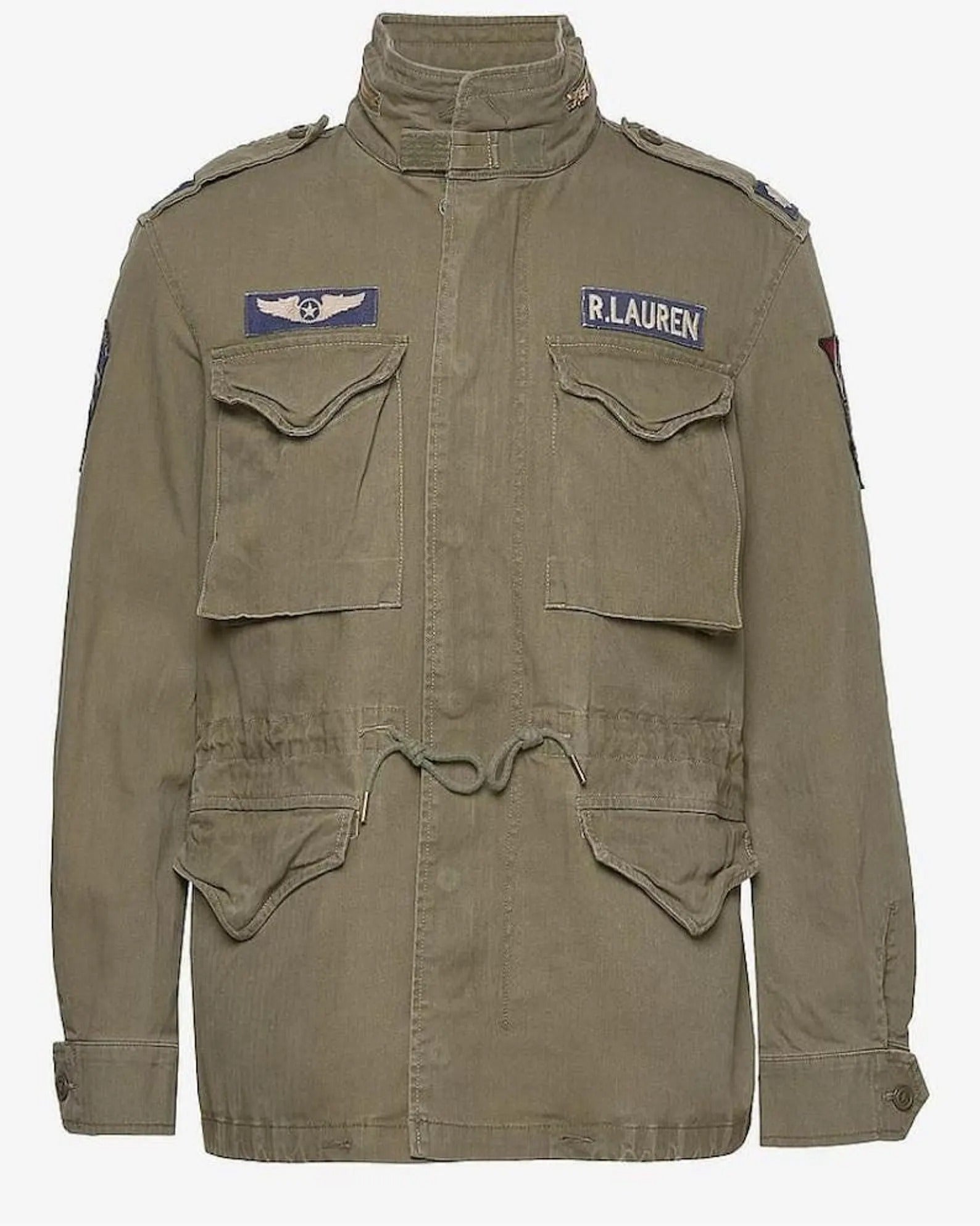 Polo Ralph Lauren M-65 Field Jacket Olive Green Military Style Coat