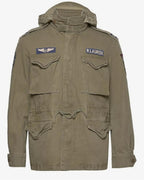 Polo Ralph Lauren M-65 Field Jacket Olive Green Military Style Coat