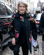 Martha Stewart New York Fashion Week Floral Coat