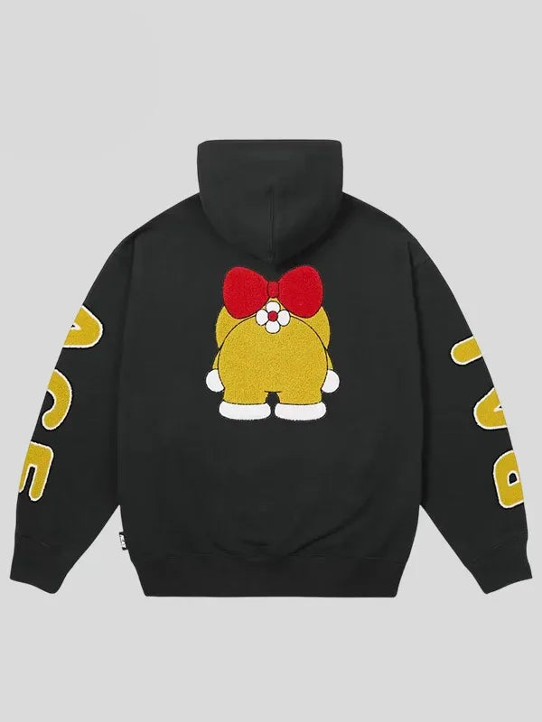 Palace-x-Doraemon-Black-Hoodie