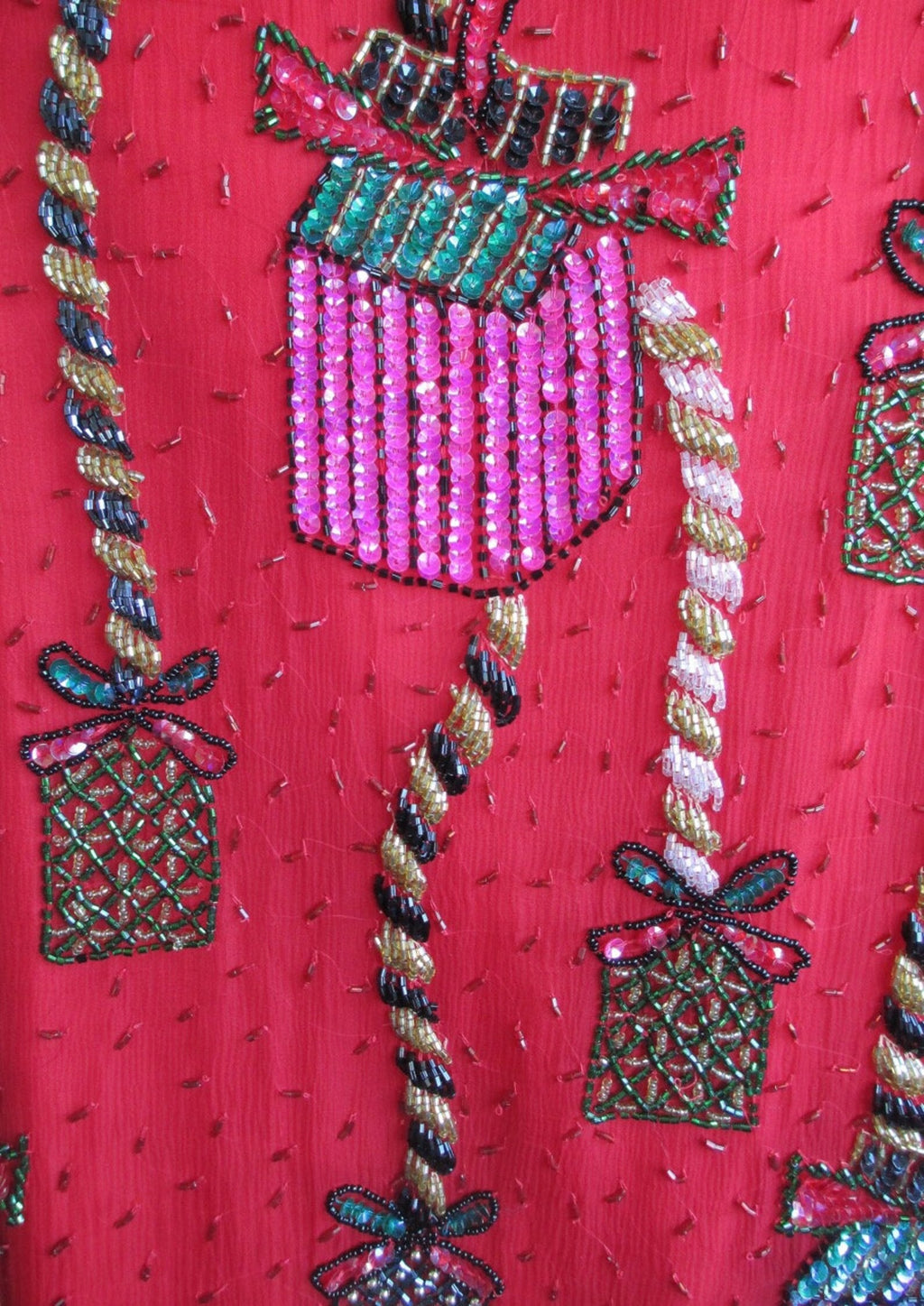 Scala Sequin Jacket Presents Christmas