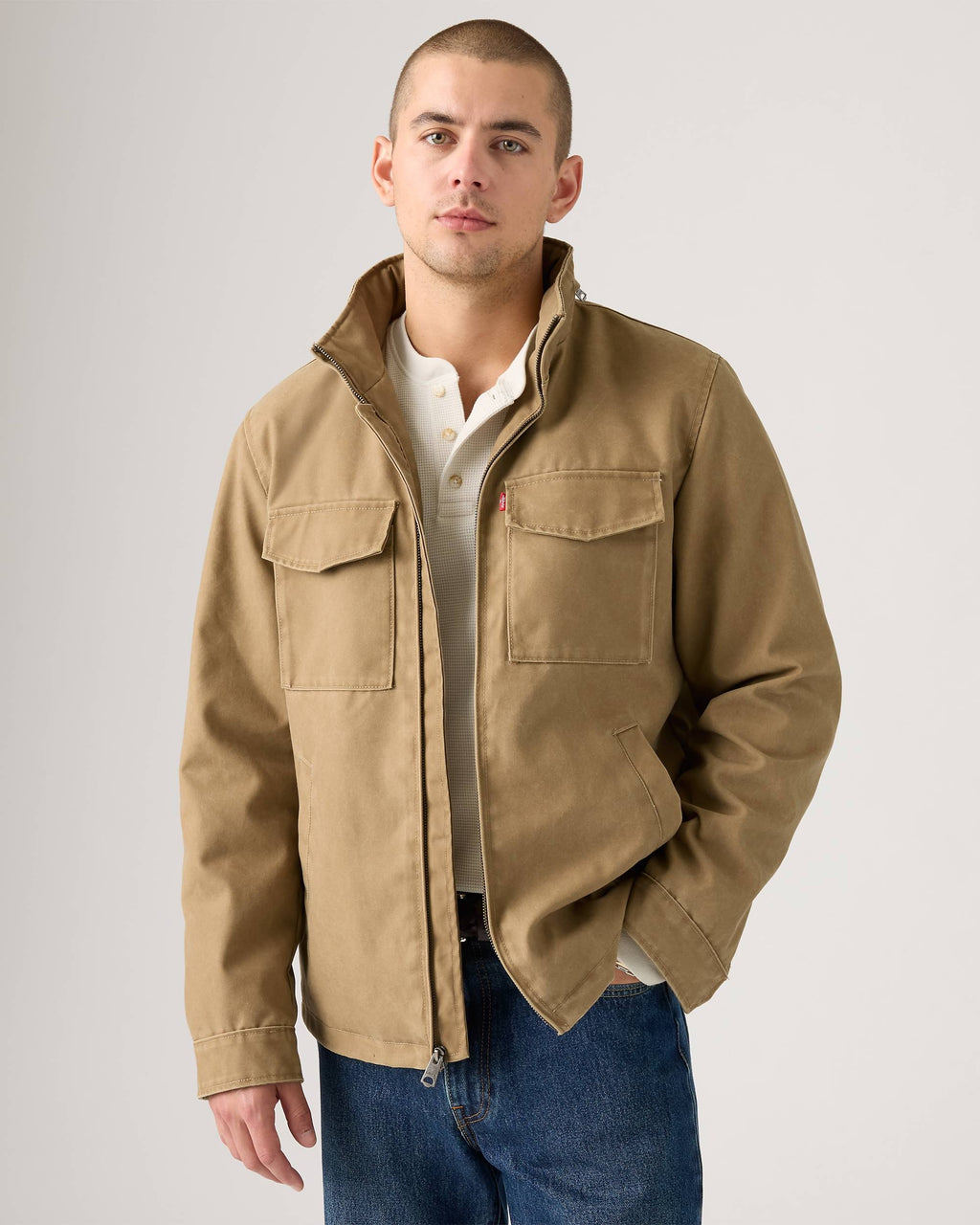Levi's Men's Military Two Chest Pocket Jacket