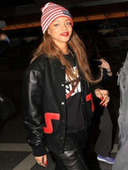Rihanna Heart Love Varsity Jacket