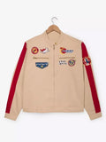 Supergirl Beige Cotton Unisex Jacket