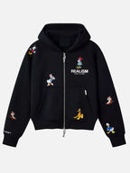 Realism x Disney Back To Front Black Hooded Jacket