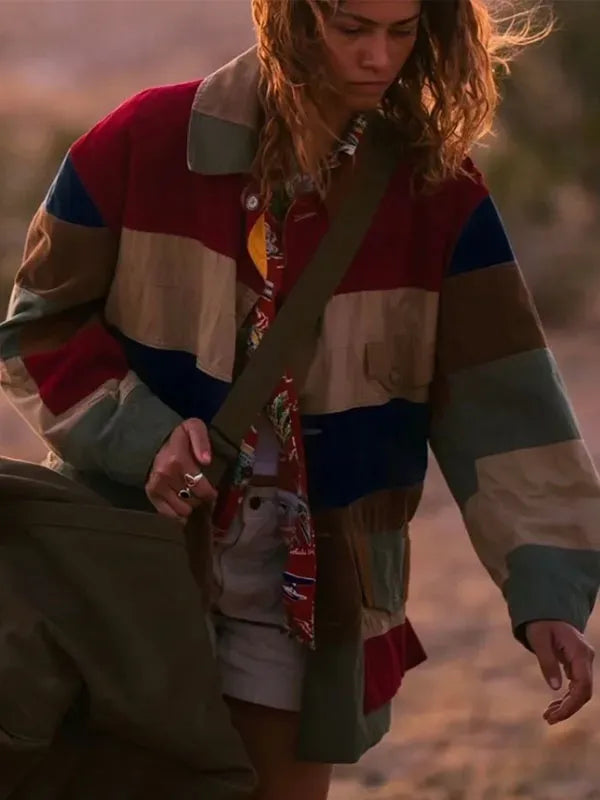 Euphoria S03 Rue Bennett Multiclor Cotton Jacket