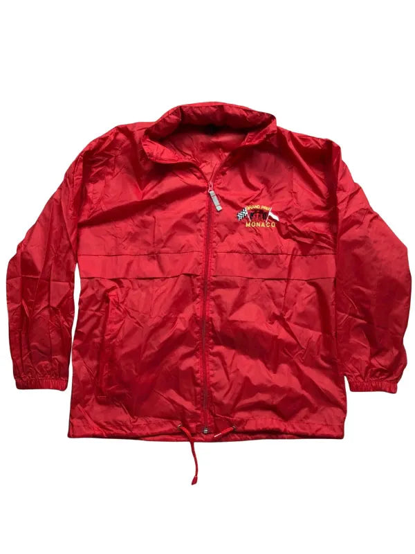 F1 Monaco Grand Prix Red Windbreaker Jacket