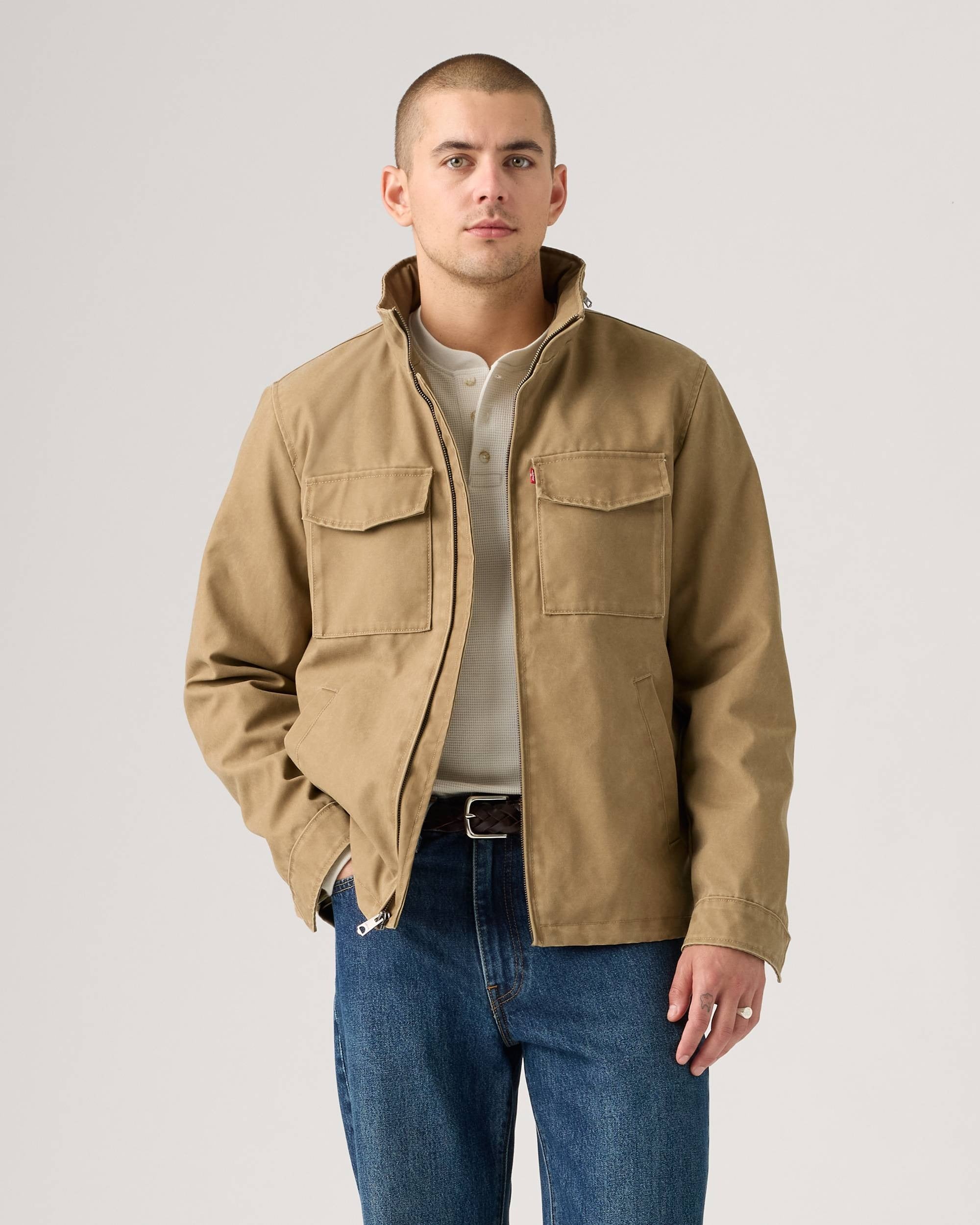 Levi's Men's Military Two Chest Pocket Jacket