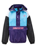 NASCAR Retro Ladies Windbreaker Hooded Jacket
