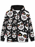 WWE Danhausen AOP Zip Up Hooded Jacket