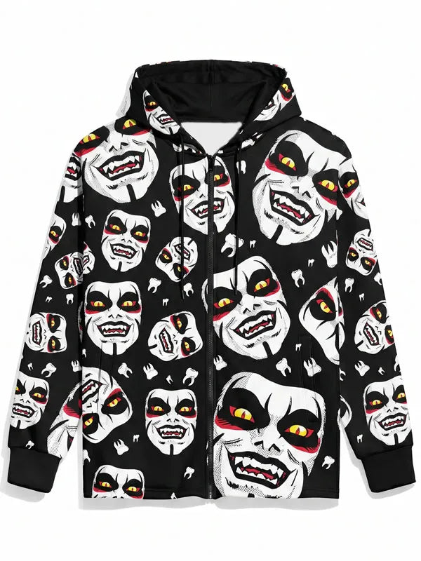 WWE Danhausen AOP Zip Up Hooded Jacket