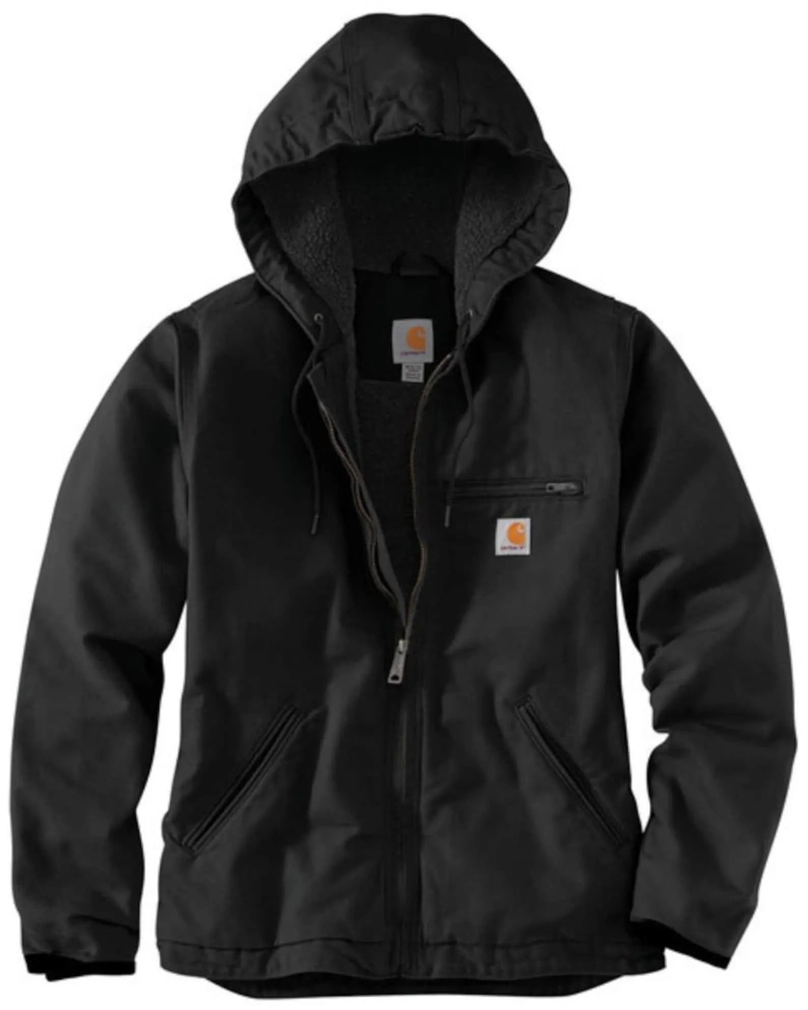 Carhartt Active Jacket Dusty Rose Sherpa Lined Hooded Coat