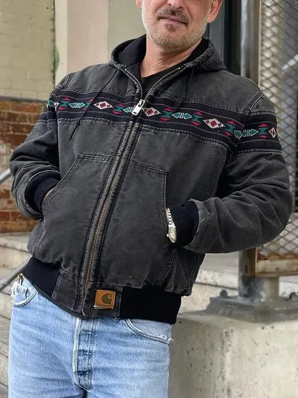 Carhartt Aztec Jacket - Vintage Southwestern Canvas Jacket