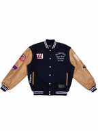 Super Bowl 2008 NY Giants vs Patriots Varsity Jacket