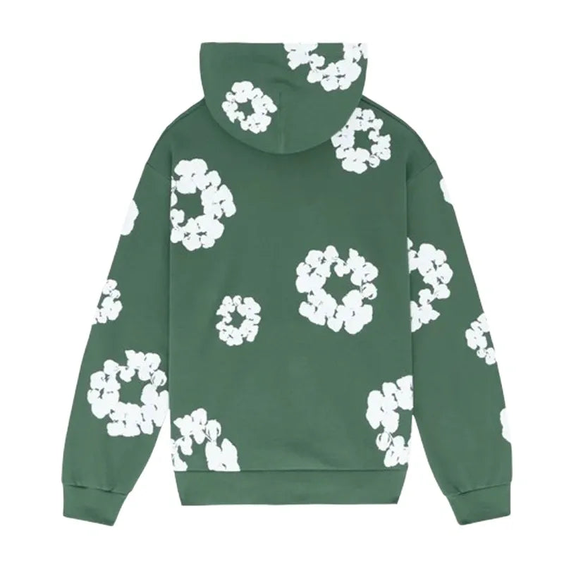 Denim Tear Mono Cotton Wreath Hoodie