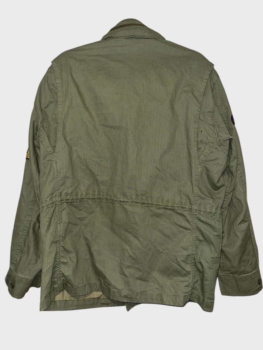 Polo Ralph Lauren M-65 Combat Jacket US-RL Military Army Patch Field