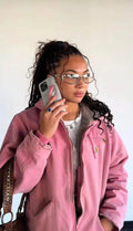 Carhartt Dusty Rose Pink Hooded Active Jackets