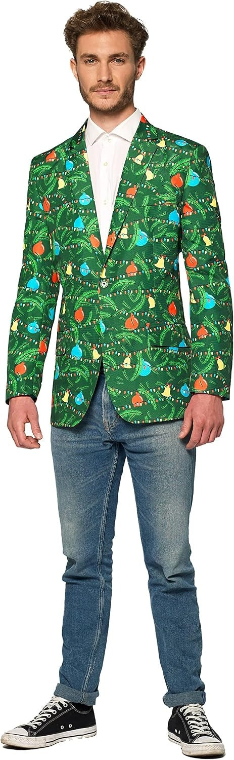Green Christmas Blazer