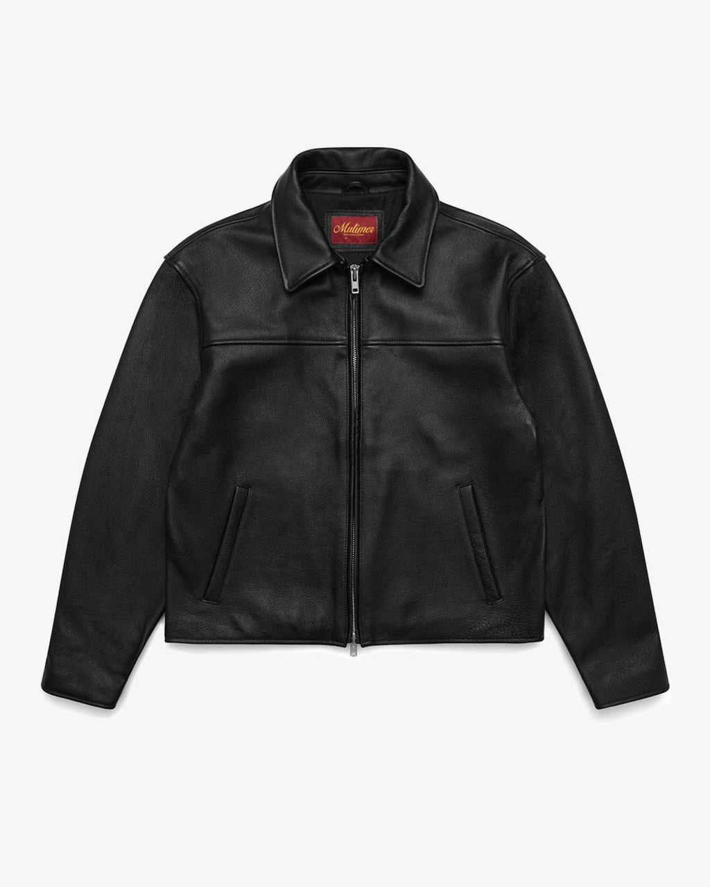 Mutimer Black Leather Jacket