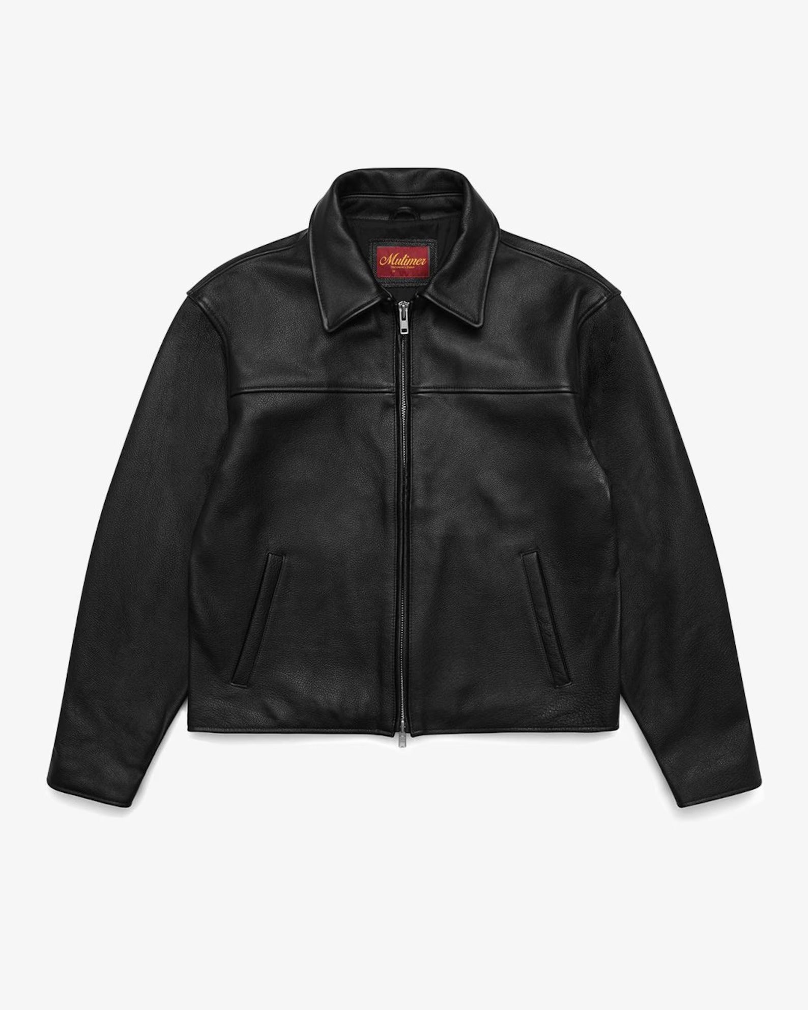 Mutimer Black Leather Jacket