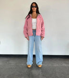 Carhartt Dusty Rose Pink Hooded Active Jackets