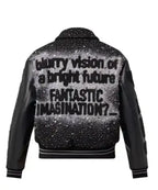J-hope X Louis Vuitton Black Varsity Jacket